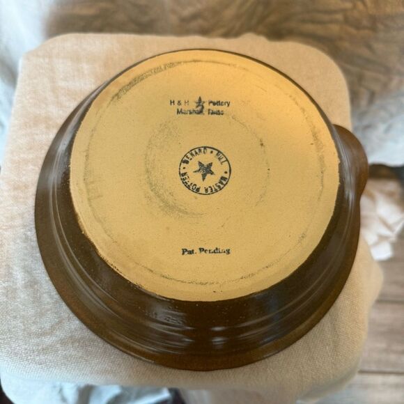 Beer Can Chicken Pottery Roaster Stoneware Made in Texas Earthy Brown - Picture 3 of 9